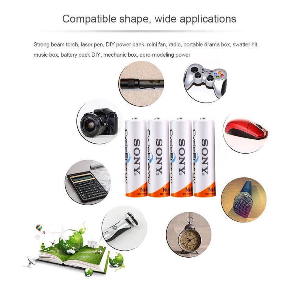 sony ถ่านชาร์จ aa 4600 mah และ aaa 4300 mah nimh rechargeable battery/aa4600-aaa4300 รูปที่ 4