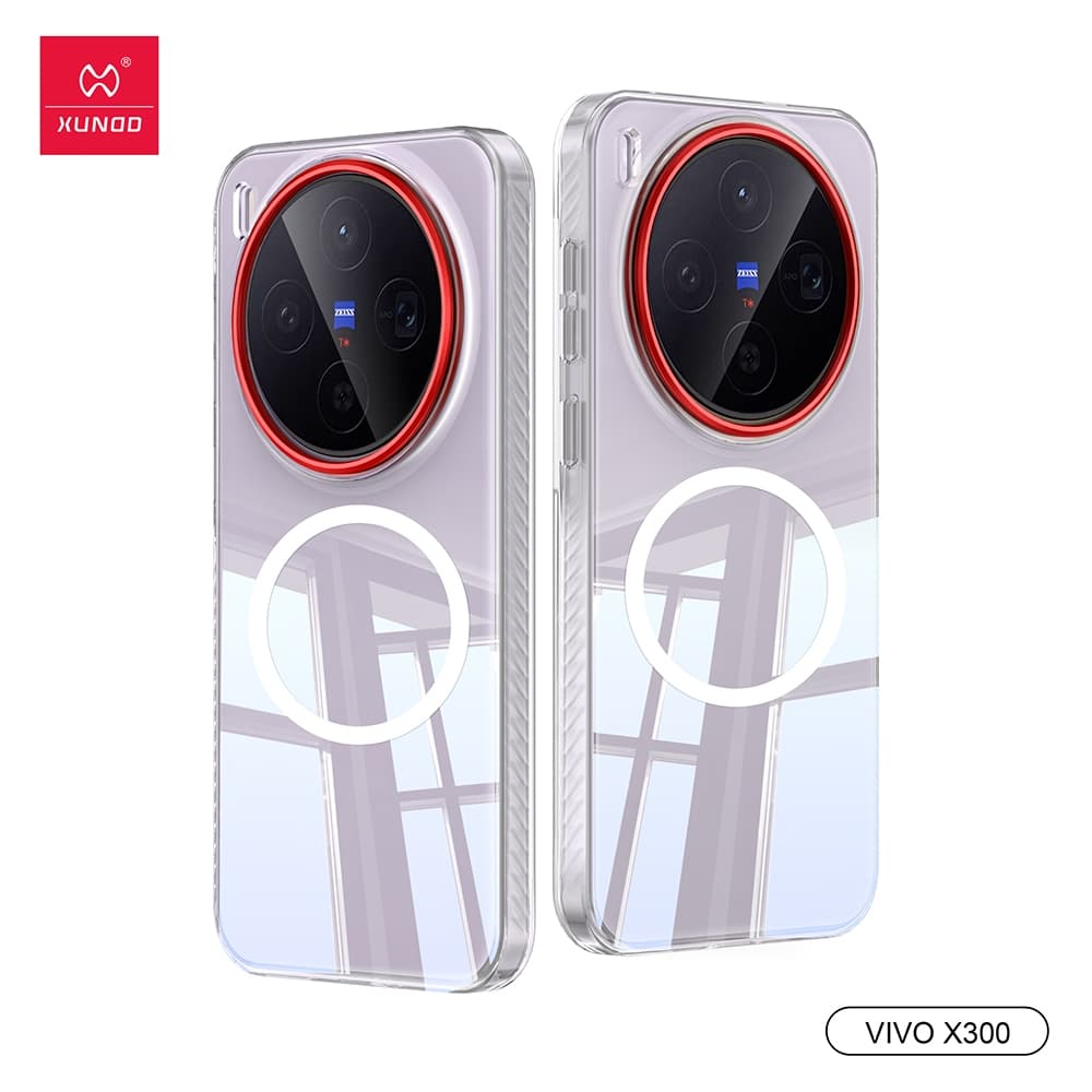 Xundd Crystal Clear Case สำหรับ VIVO X200 Ultra X300 Pro เคสพีซีบางเฉียบป้องกันสีเหลืองและป้องกันรอยขีดข่วน รูปที่ 2
