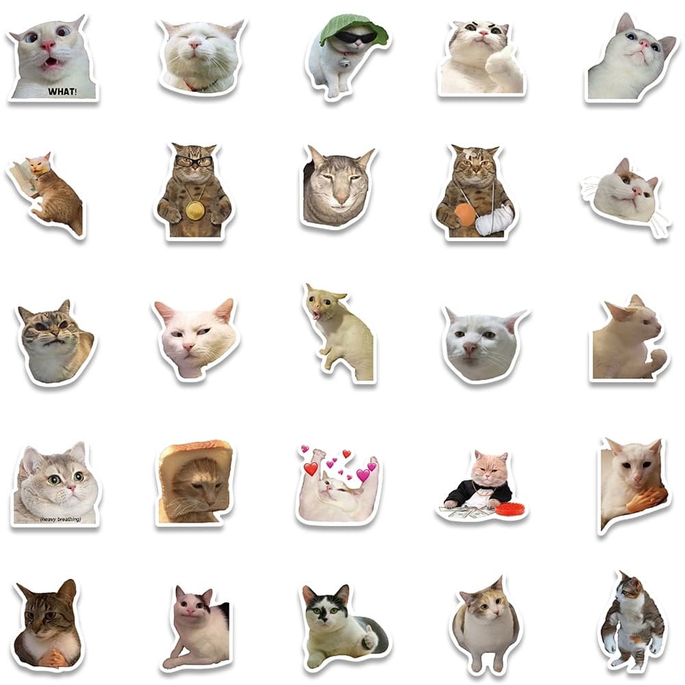 จัดส่งจากประเทศไทยstickerแมวน่ารัก สติกเกอร์ กันน้ํา สติกเกอร์สําหรับกระเป๋าเดินทางเคสโทรศัพท์แล็ปท็อปโน้ตบุ๊ รูปที่ 6