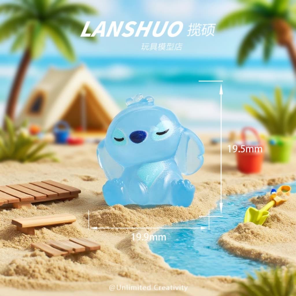 เรซิ่นสติช 20/50/100ชิ้น ตกแต่งห้องนอน ตกแต่งบ้าน เรืองแสง เรซิ่นเรืองแสง ตุ๊กตาเรซิ่น เรืองแสง รูปที่ 6