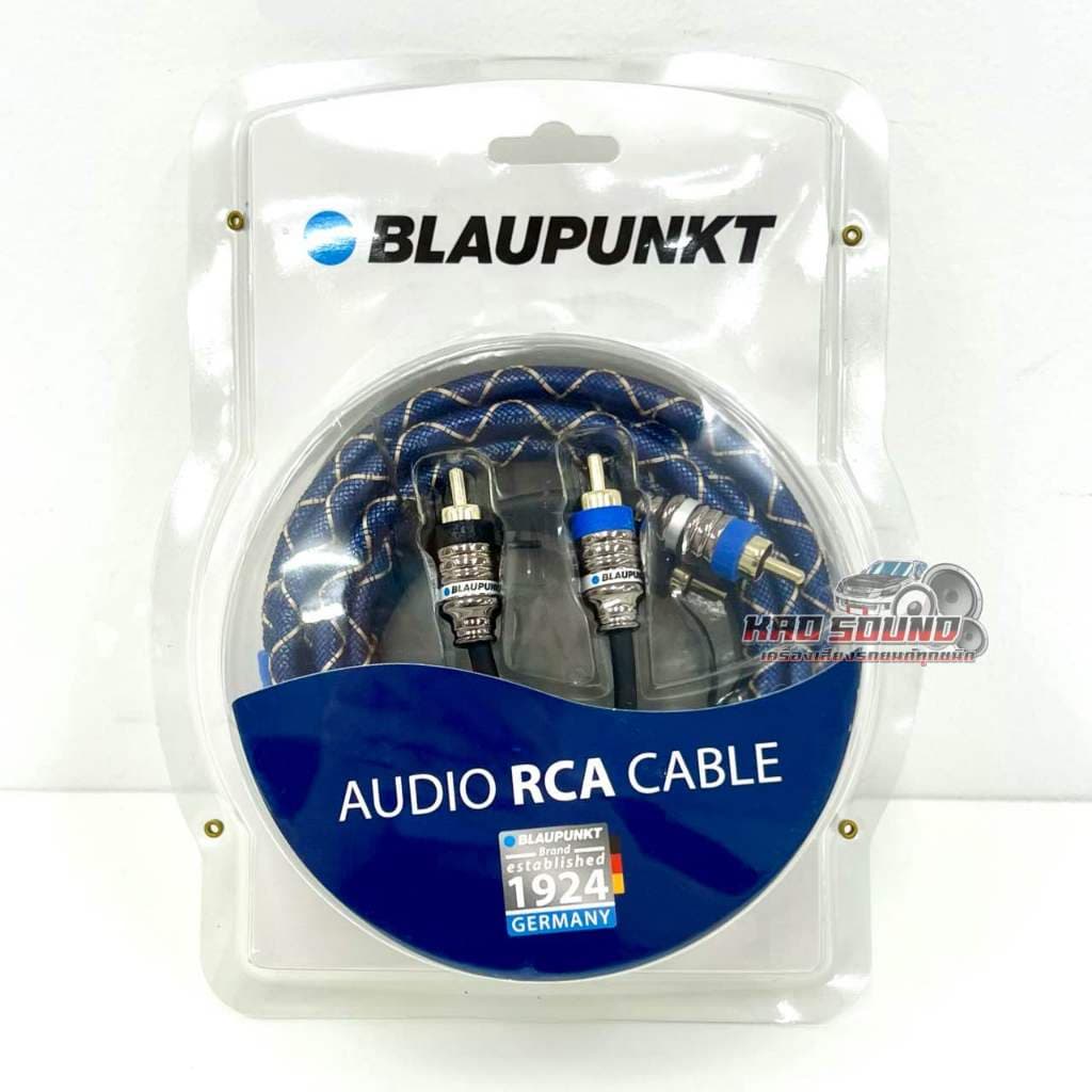 BLAUPUNKT สายสัญญาณRCA สายแจ็ค ทองแดงแท้100%สายถัก หุ้มฉนวนกันกวนอย่างดี หัวตรง4หัว มีความยาว0.5-5เมตร จำนวน 1 เส้น รูปที่ 3