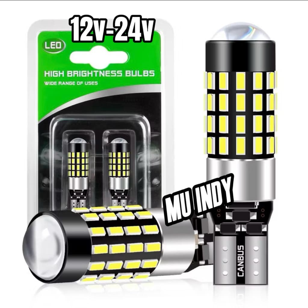 หลอดไฟ T 10 Led W 5 W Canbus 194 168 54 Smd 3014 สว่างตาแตก รูปที่ 1