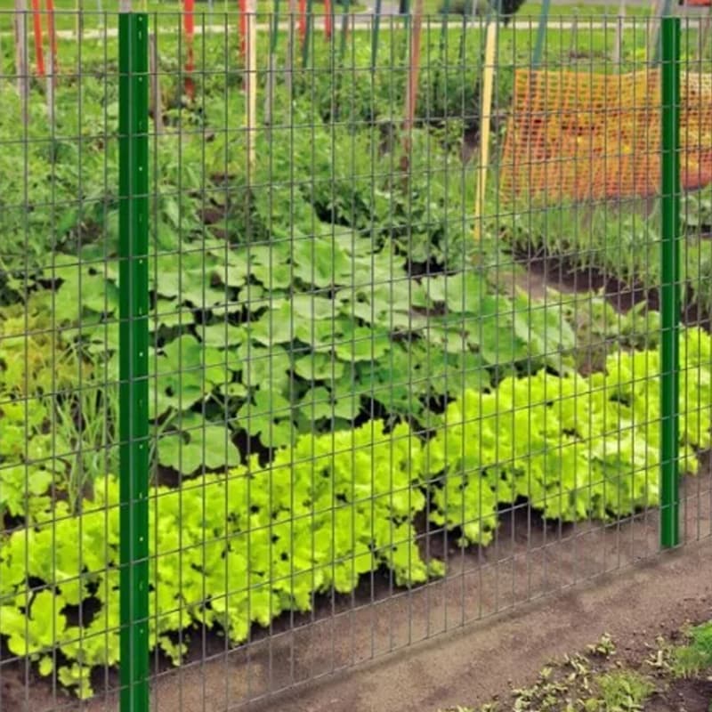 เสารั้วเหล็กหนา 50pcs เสารั้วเหล็กหล่อสามเหลี่ยม สูง 1.3m 1.5m 1.8m เสารั้วตาข่าย เสารั้วทั่วไป รูปที่ 2