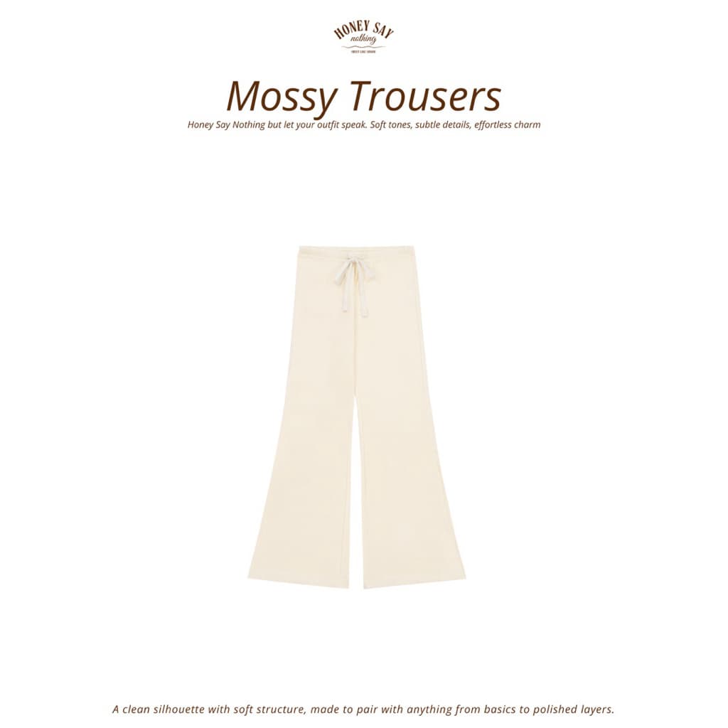 MALISTA - Mossy Trousers กางเกงขาม้า รูปที่ 6
