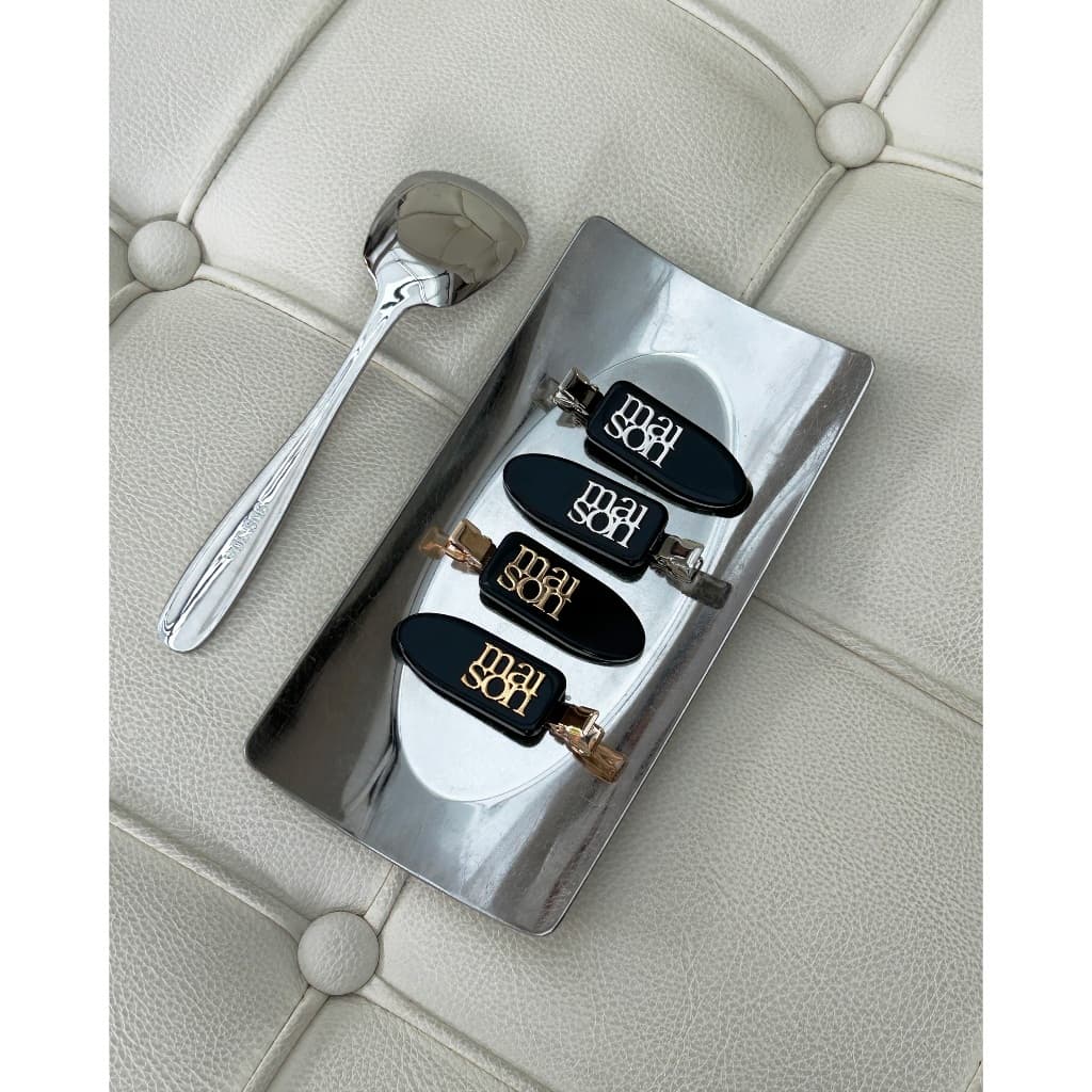maison KEEPS | Set of Backstage Dual Logo Hair Clip | กิ๊บติดผม รูปที่ 9