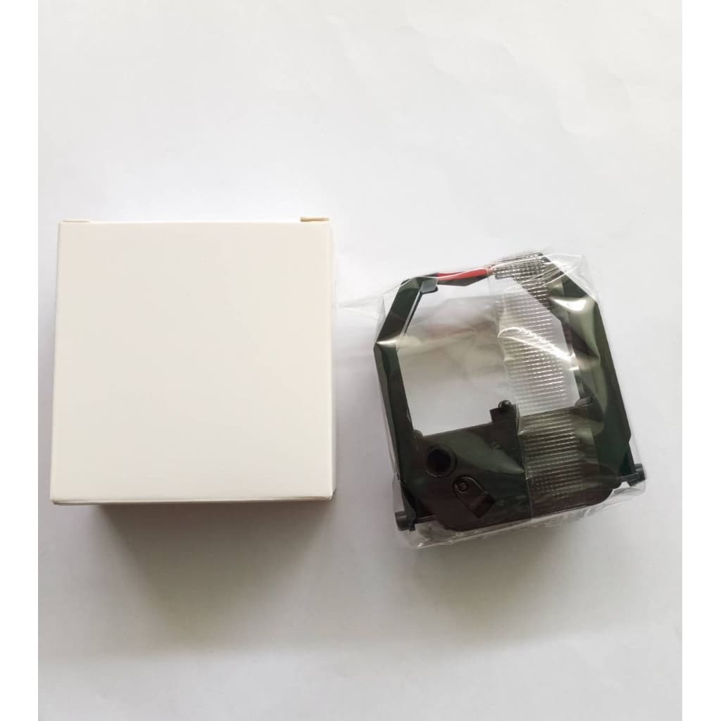ผ้าหมึกเครื่องตอกบัตร Olympia รุ่น ET-6600 สีดำ/แดง. รูปที่ 2