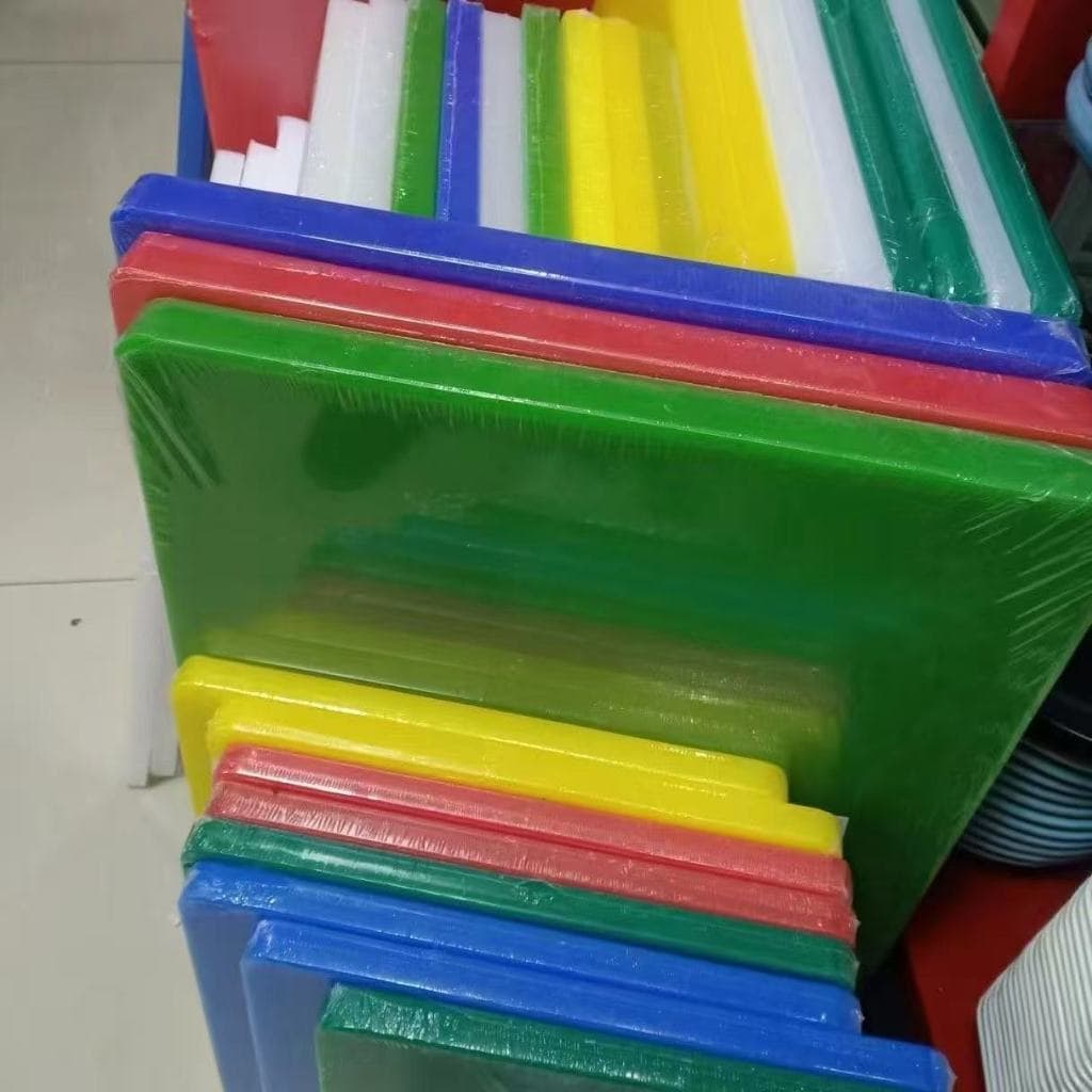 เขียง PE ป้องกันเชื้อราในครัวเรือนเขียงพลาสติกต้านเชื้อแบคทีเรียเขียงเชิงพาณิชย์ รูปที่ 4