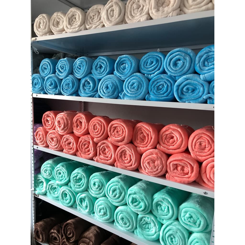 ผ้าห่มนาโนขนนุ่มสีพื้น สัมผัสนุ่มสบายสบายผิว ผ้าห่มนาโนห่มครึ่งตัว ขนาด100x140cm เหมาะสำหรับพกพา รูปที่ 7