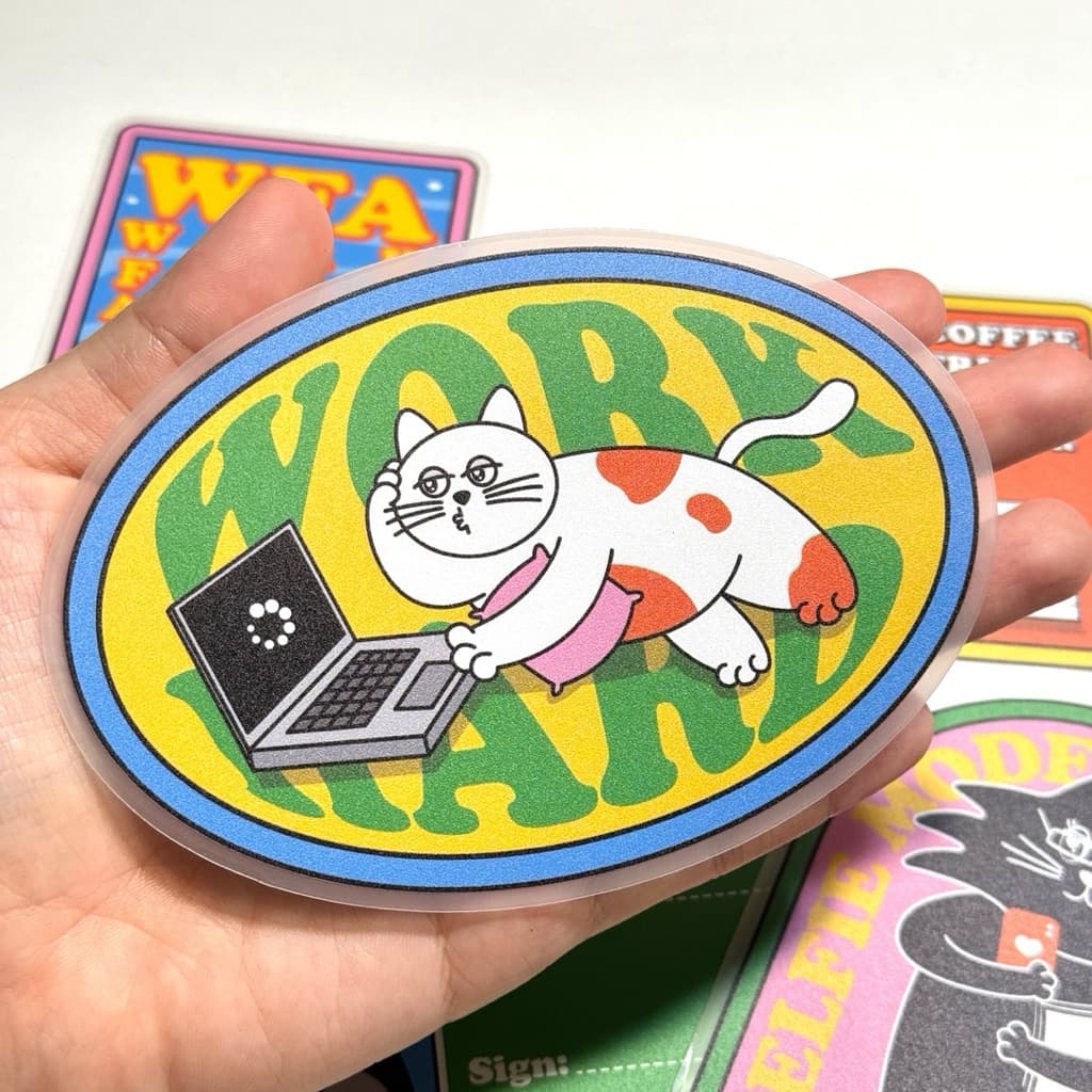 Work life balance - Jumbo sticker รูปที่ 4