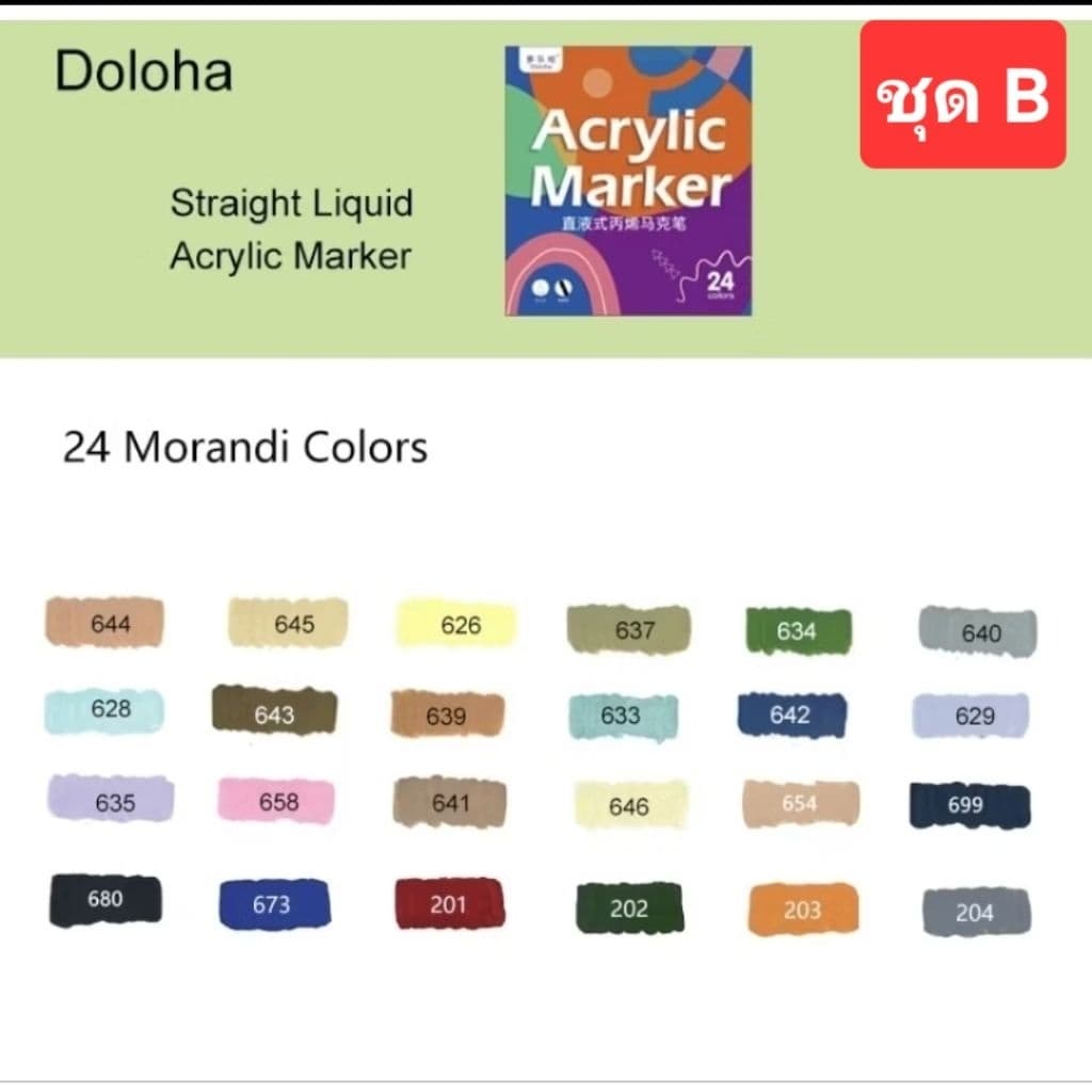 ปากกามาร์คเกอร์ DOLOHA: Acrylic Market รูปที่ 5