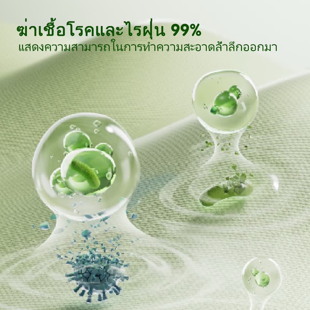 Bailan น้ำยาซักผ้า 3 in1 700 กรัม ปกป้องสี น้ำยาซักผ้าชนิดน้ำ ผลิตภัณฑ์ซักผ้า ด้วยเอนไซม์คู่ สูตรชีวภาพ และเทคโนโลยี Low รูปที่ 8