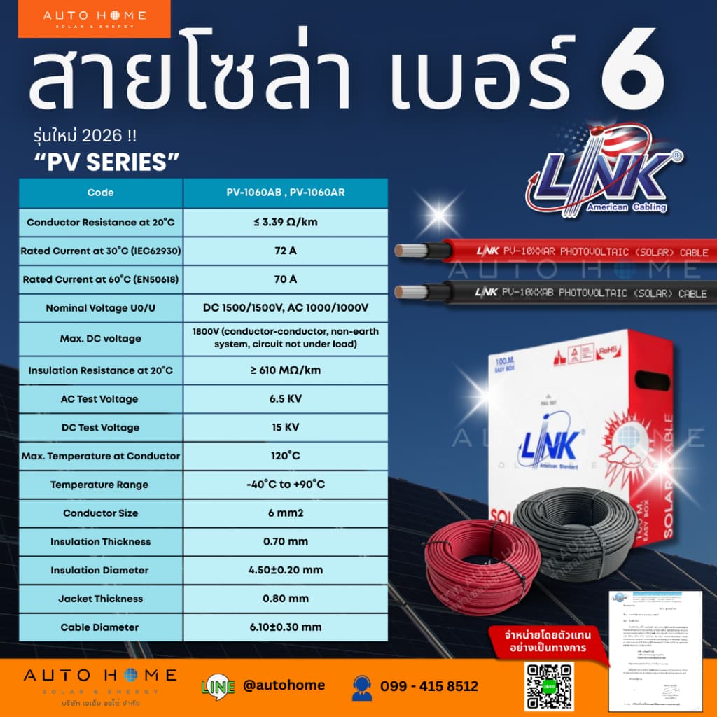 เสื้อ LINK x AUTOHOME เมื่อซื้อสายโซล่าครบ 3 กล่อง รูปที่ 6