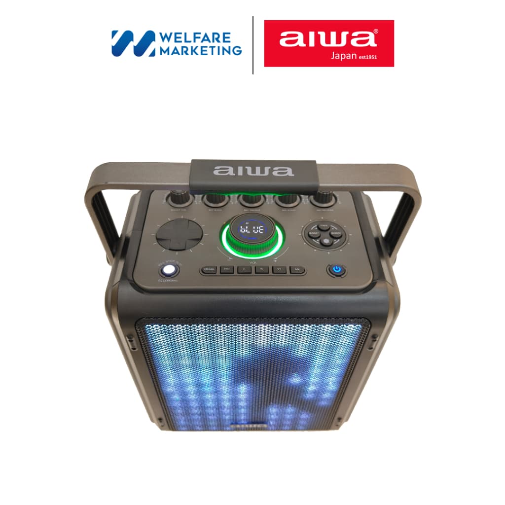 AIWA AW-B880K Karaoke Bluetooth Speaker ลำโพงบลูทูธพกพาคาราโอเกะ รูปที่ 4
