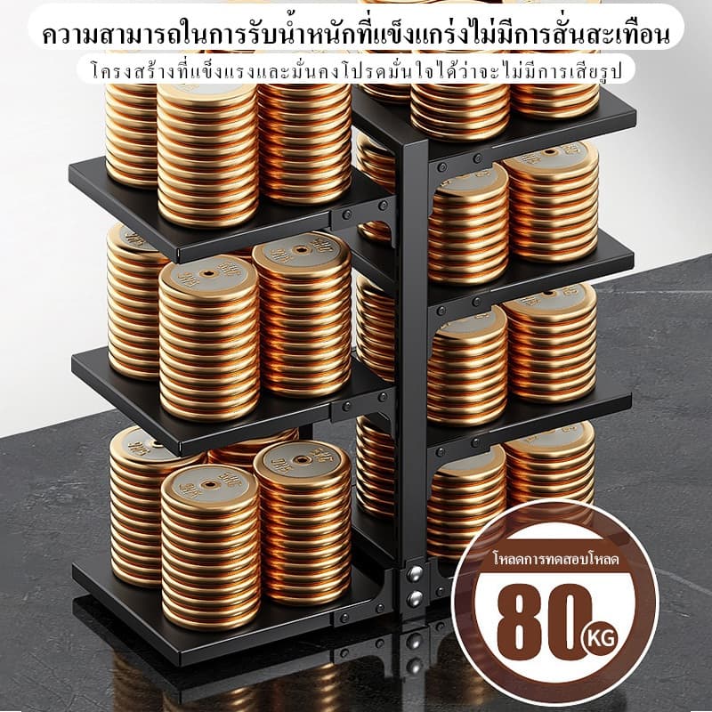 ชั้นวางกระทะปรับได้ 5-8ชั้น ชั้นวางกระทะ ชั้นวางฝาหม้อปรับขนาดได้ ชั้นวางหม้อ วัสดุสแตนเลส ประหยัดพื้นที่ ที่วางหม้อปรั รูปที่ 3