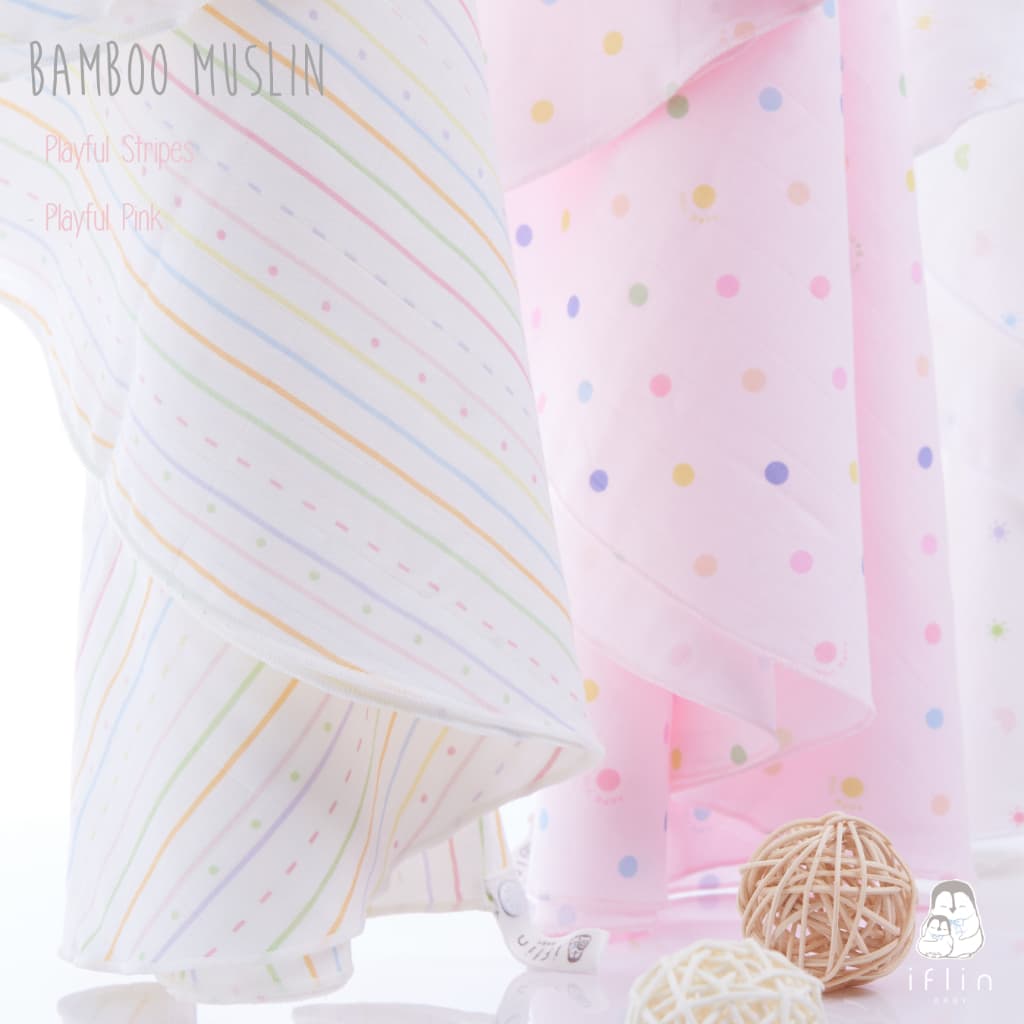 Iflin Baby - ปลอกหมอนข้าง สำหรับ เด็กแรกเกิด - Baby Bolster Case รูปที่ 5