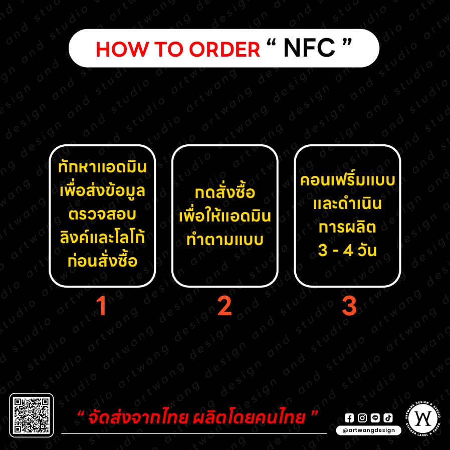 ป้าย NFC LINE ไลน์ แบบฐานเอียง หน้าเดียว ป้ายเพิ่มเพื่อน ใส่โลโก้ใส่คิวอาร์โค๊ดได้ รูปที่ 6