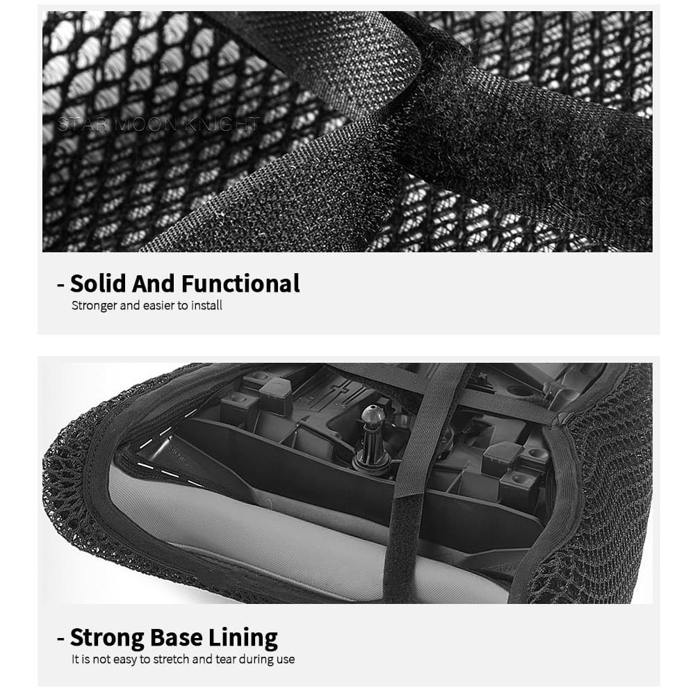 อุปกรณ์เสริมรถจักรยานยนต์ Anti-Slip 3D ผ้าตาข่ายที่นั่ง Breathable เบาะกันน้ําสําหรับ Honda PCX125 PCX150 PCX160 ADV160 รูปที่ 7