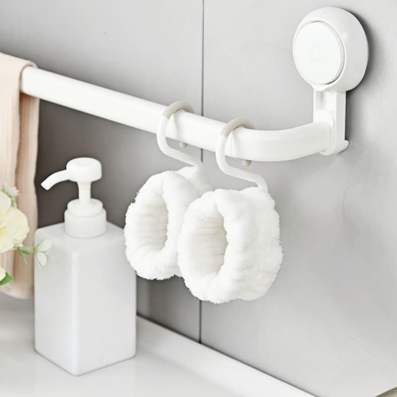JOYNEST เซ็ต 2 ชิ้น ที่คาดผม ผ้าสะบัดน้ำ เนื้อผ้าสักหลาดปะการังนุ่มสบายผิว ยืดหดได้ ดีไซน์น่ารักเรียบง่าย รูปที่ 5