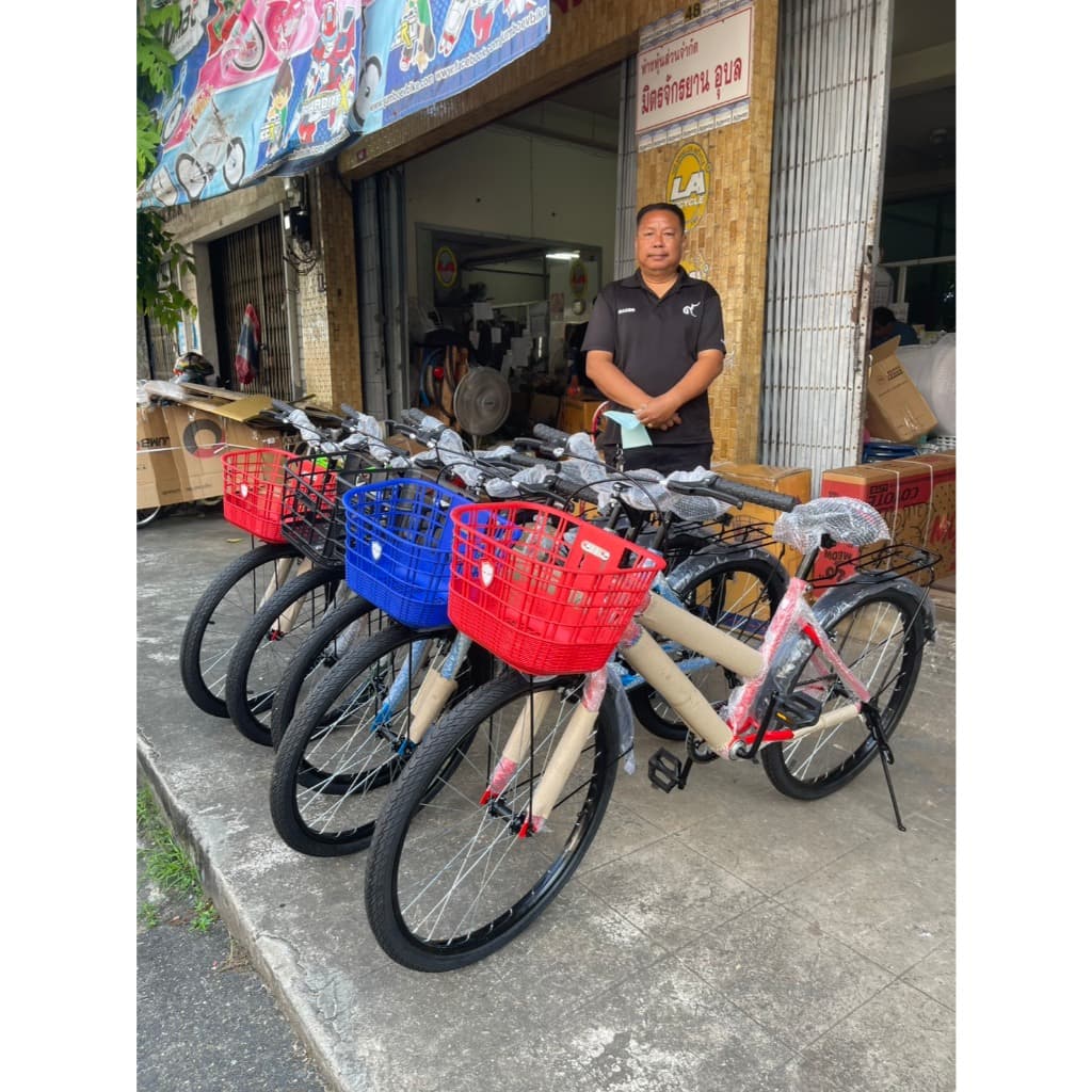 จักรยานแม่บ้าน จักรยานผู้ใหญ่ รถจักรยาน 20-24 นิ้ว SHOOTER ตะกร้าทูโทน รูปที่ 9