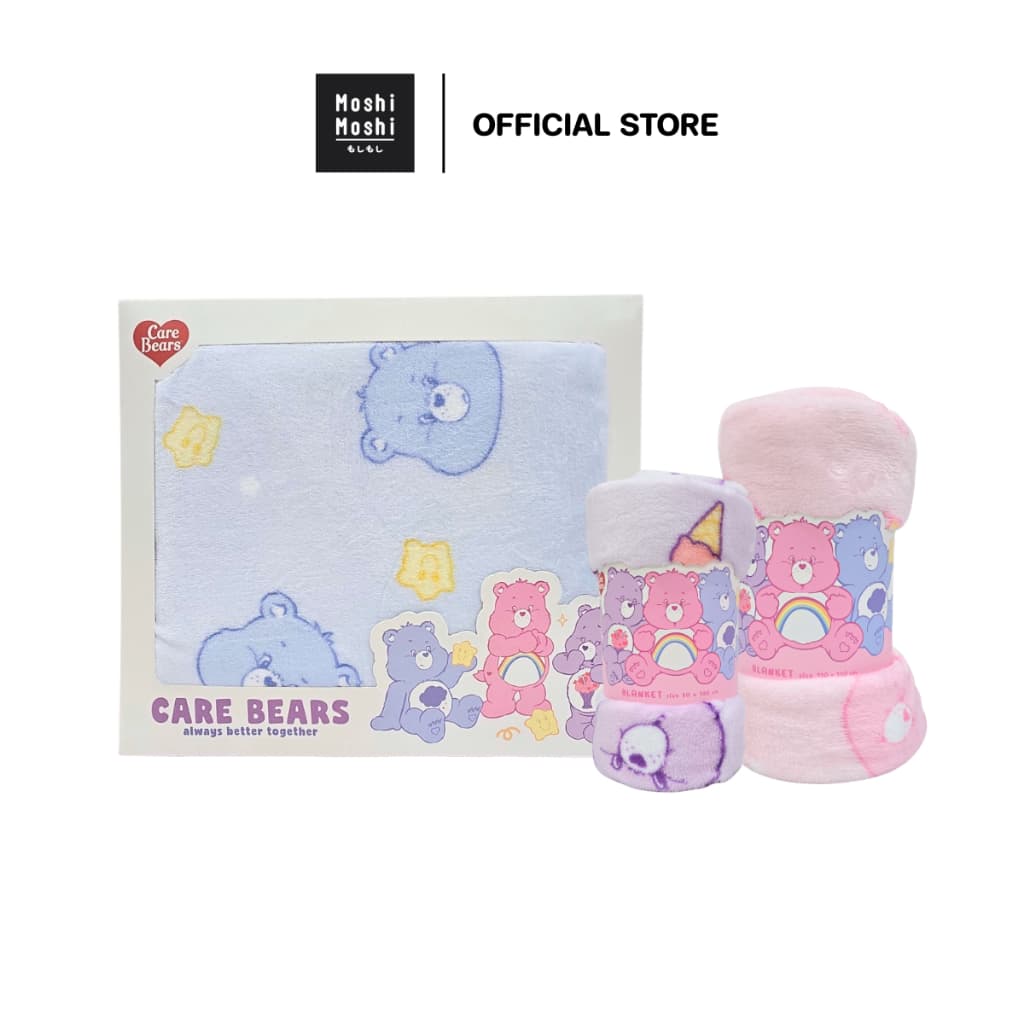 Moshi Moshi ผ้าห่มโมชิโมชิ ลาย Care Bears ลิขสิทธิ์แท้ รุ่น 6100006977-6991