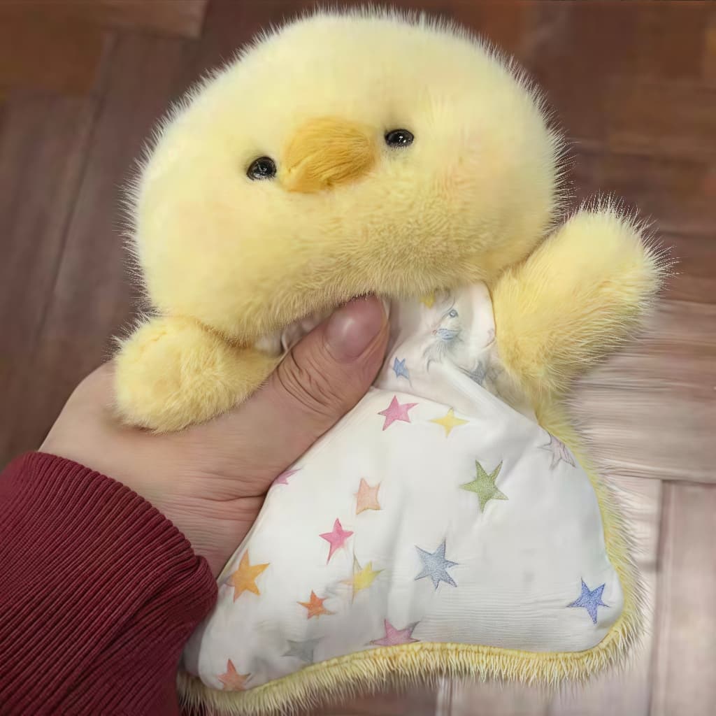 Bean Bag Soothing Plush Toy เพนกวิน/เป็ดเหลือง/นาก นุ่มผิวสบายสัมผัส ตุ๊กตาสัตว์ความเครียดบรรเทา รูปที่ 3
