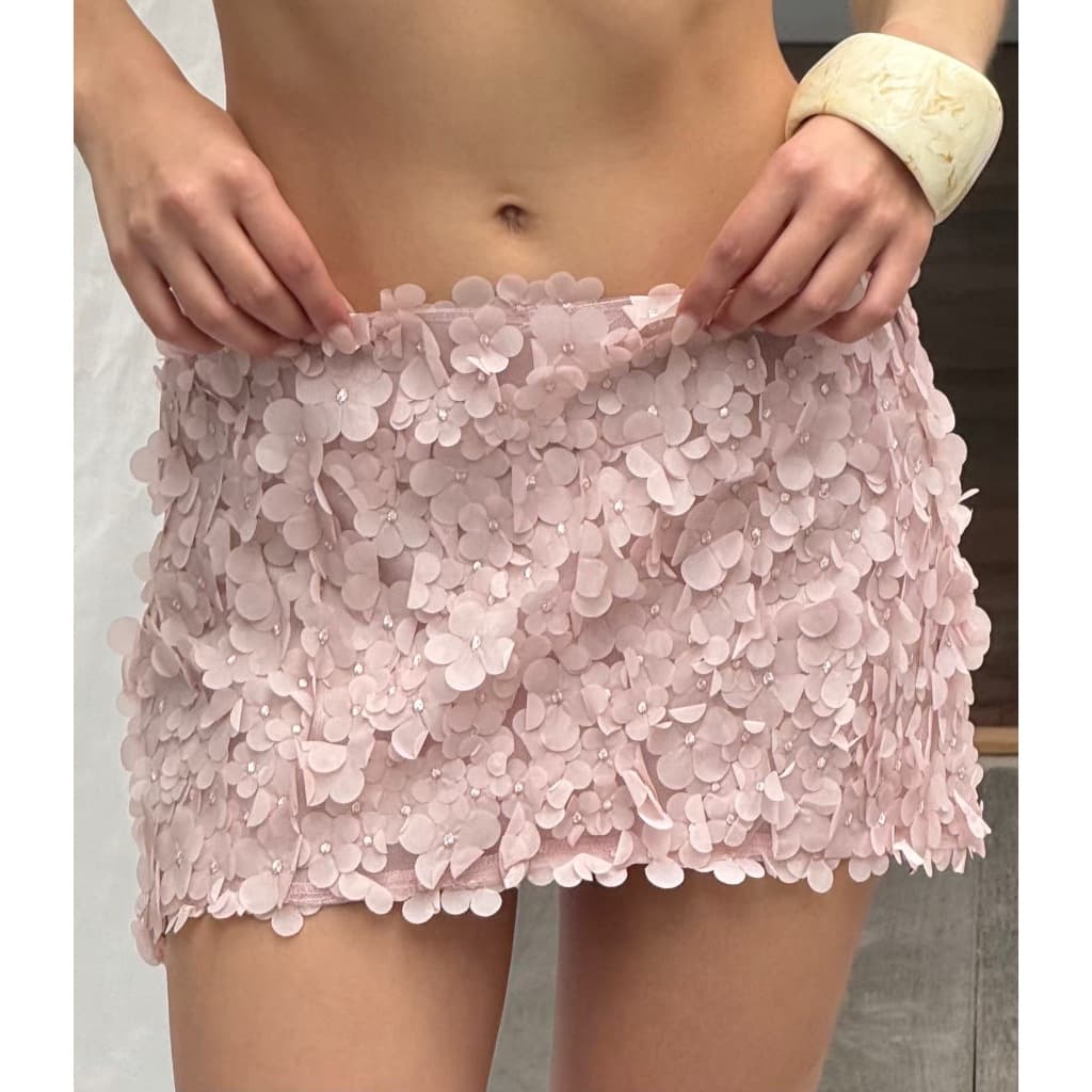 Fabrique.co - Rosy Posie Skirt กระโปรงสััน กระโปรฃ กระโปรงผู้หญิง กระโปรงออกงาน รูปที่ 1