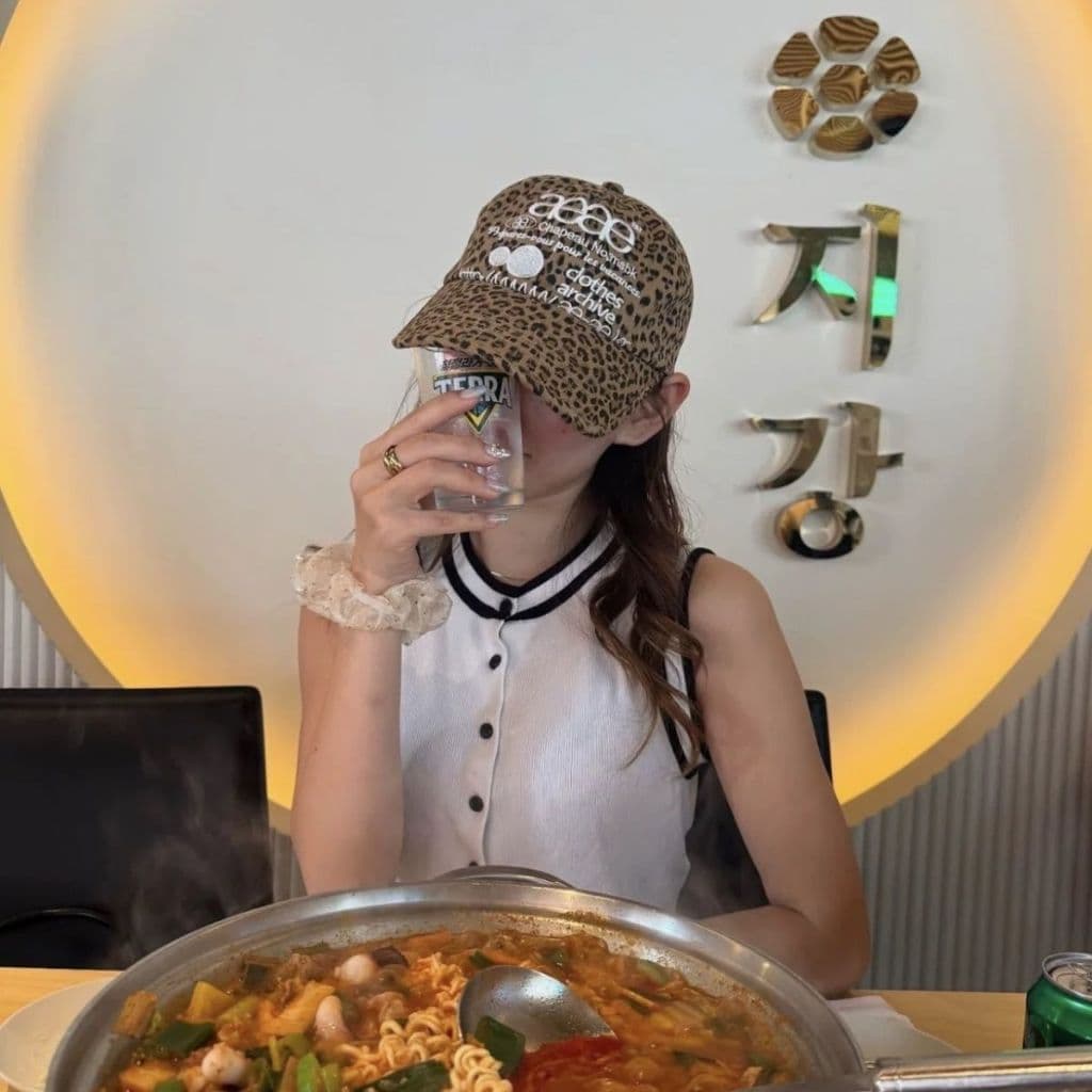 AEAE WEB LOGO CAMO 5 PANNEL/ LEOPARD CAP-GREEN/BLACK หมวกเบสบอลลายเสือดาว รูปที่ 2