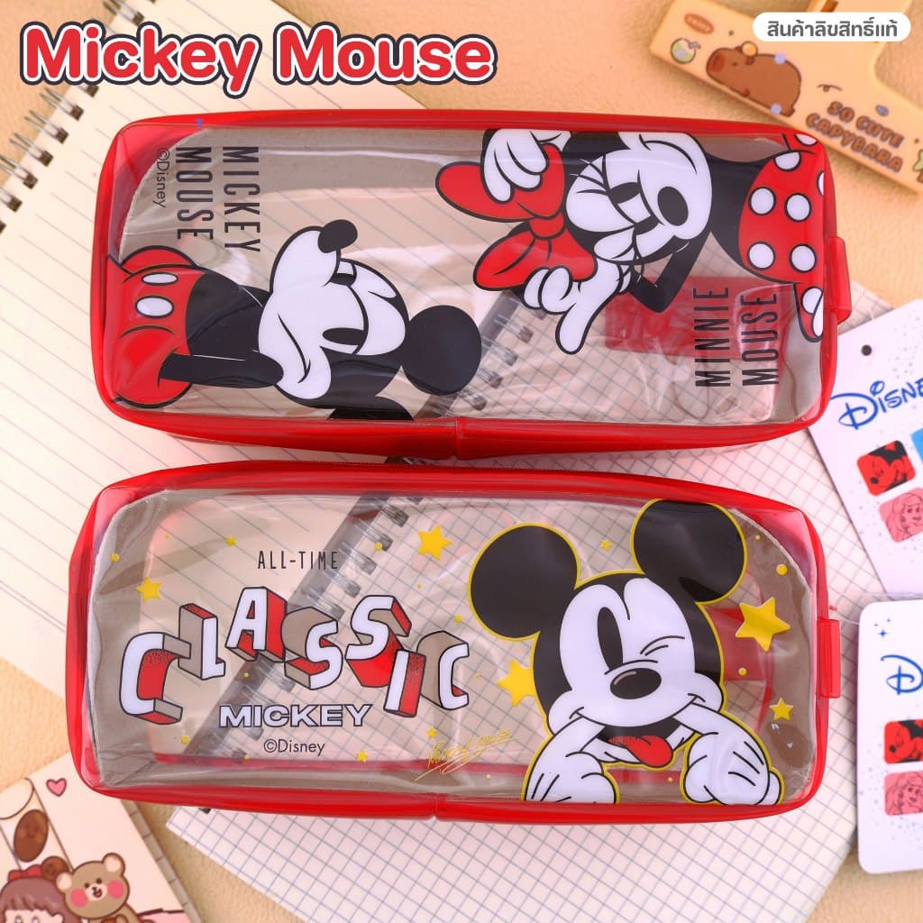 กระเป๋าดินสอ PVC กันน้ำ ใส ลายการ์ตูน Disney และ Sanrio - สินค้าลิขสิทธิ์แท้ รูปที่ 8