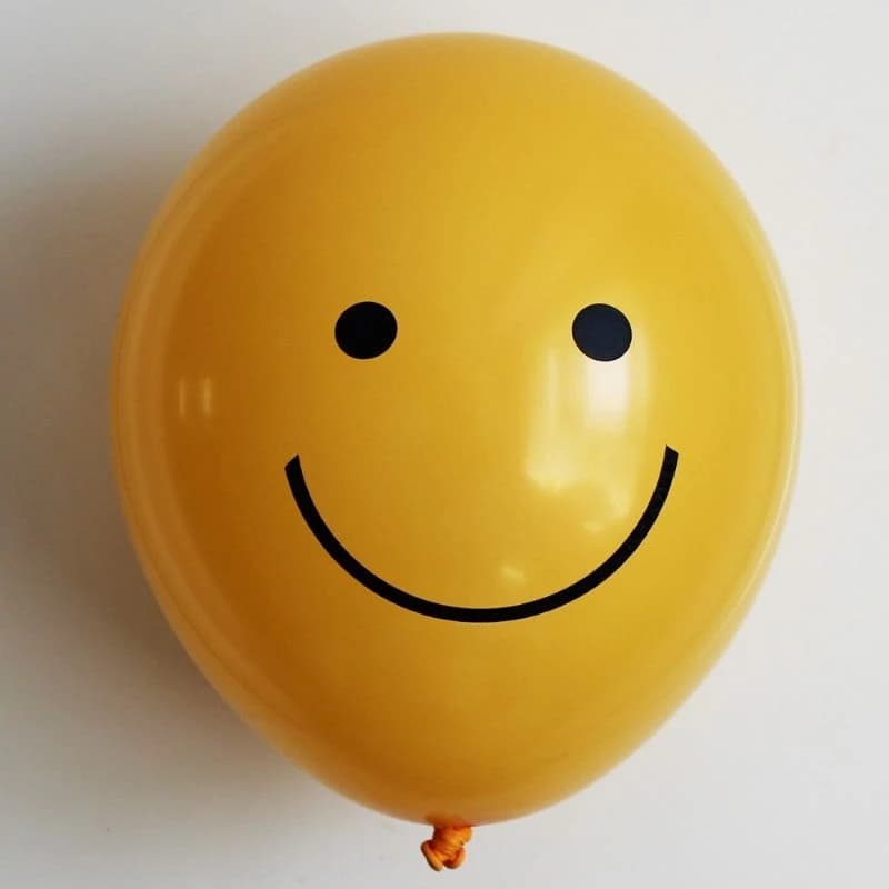 .ลูกโป่งยาง รูปหน้ายิ้มน่ารัก ลูกโป่งวันเกิด ลูกโป่งตกแต่ง Balloon HBD อุปกรณ์ปาร์ตี้ ลูกโป่งยาง รูปที่ 9