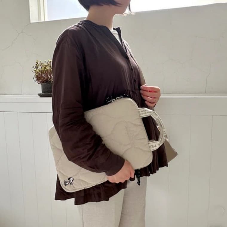 B.landd กระเป๋าใส่ไอแพด โน้ตบุ๊ค ขนาด 11"/13” snoopy สนูปปี้ หูหิ้ว สไตล์ญี่ปุ่น รูปที่ 2