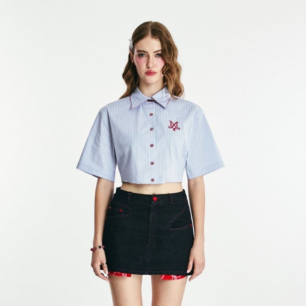 Merge Official - Bubble Crop Shirt รูปที่ 2