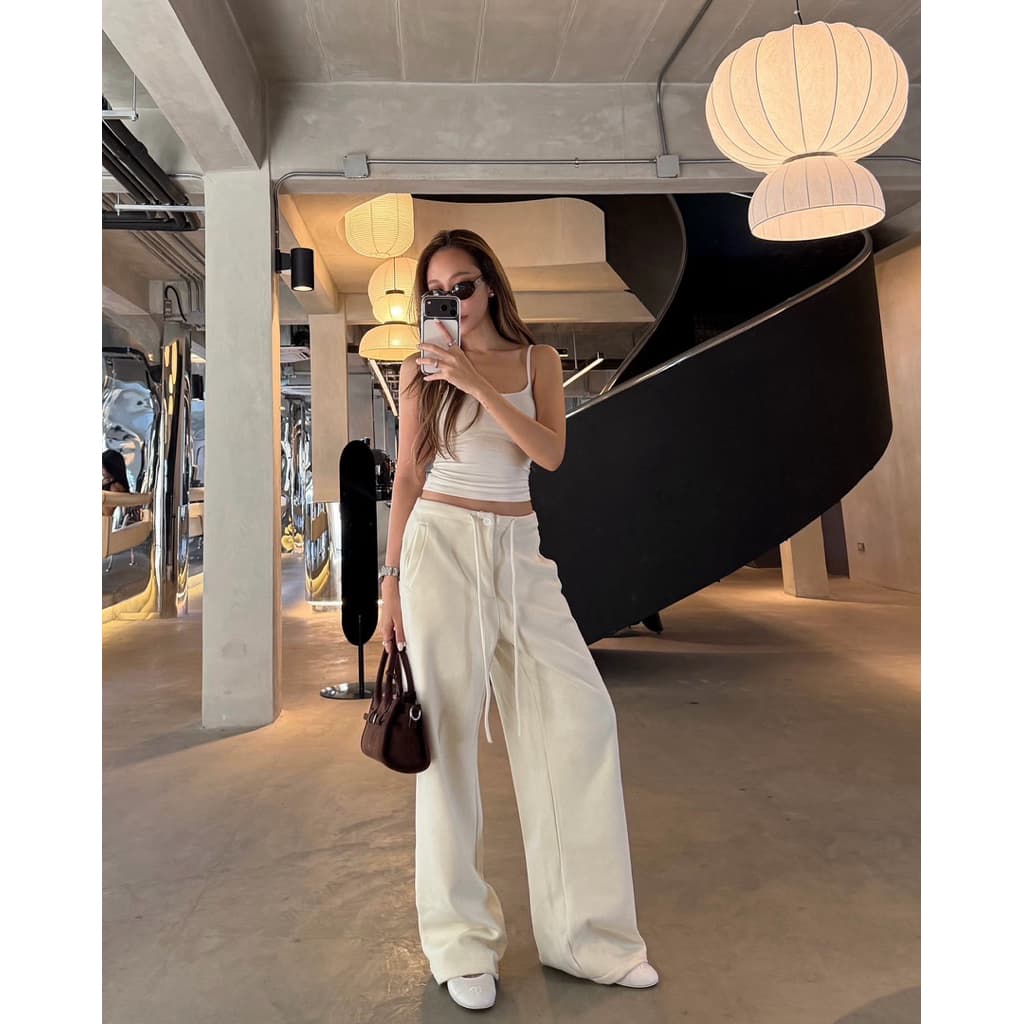 JARIN | AMY TROUSERS **อ่านไซส์ก่อนสั่งซื้อเนื่องจากความยาวของแต่ละสีไม่เท่ากัน รูปที่ 3