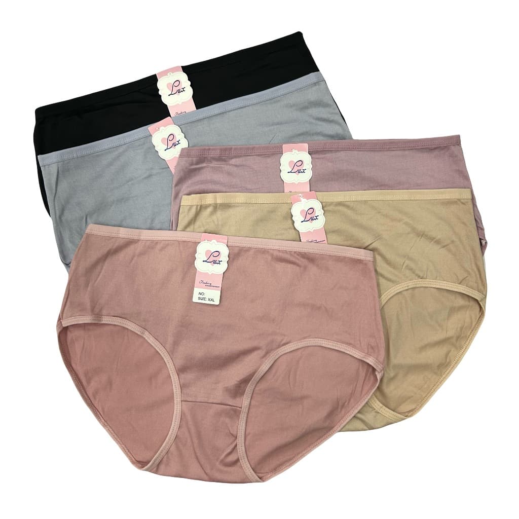 กางเกงในผ้านิ่มแพ็ค10ตัว คละสี ยืดหยุ่นได้ดี M,L,XL,2XL,3XL,4XL โทนสีเข้ม ระบายอากาศได้ดี รูปที่ 4