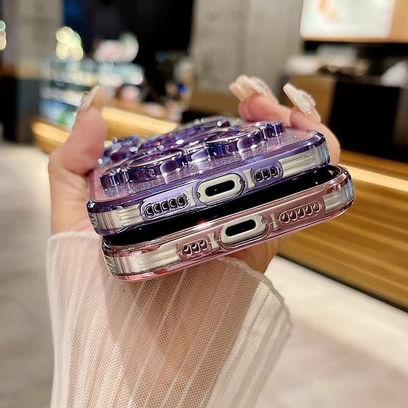 ส่งเร็ว เคส น่ารัก สำหรับ Redmi 14C A3 Note15 15Pro 15ProPlus POCO C75 M8 M8Pro เคส หมีตู้น้ำ สวยหรูฟริ้งฟริ้ง กันกระแทก รูปที่ 5