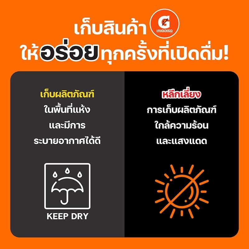 เกเตอเรด กลิ่นมะนาว เครื่องดื่มเกลือแร่ ขวด 500มล. Gatorade Lemon รูปที่ 5