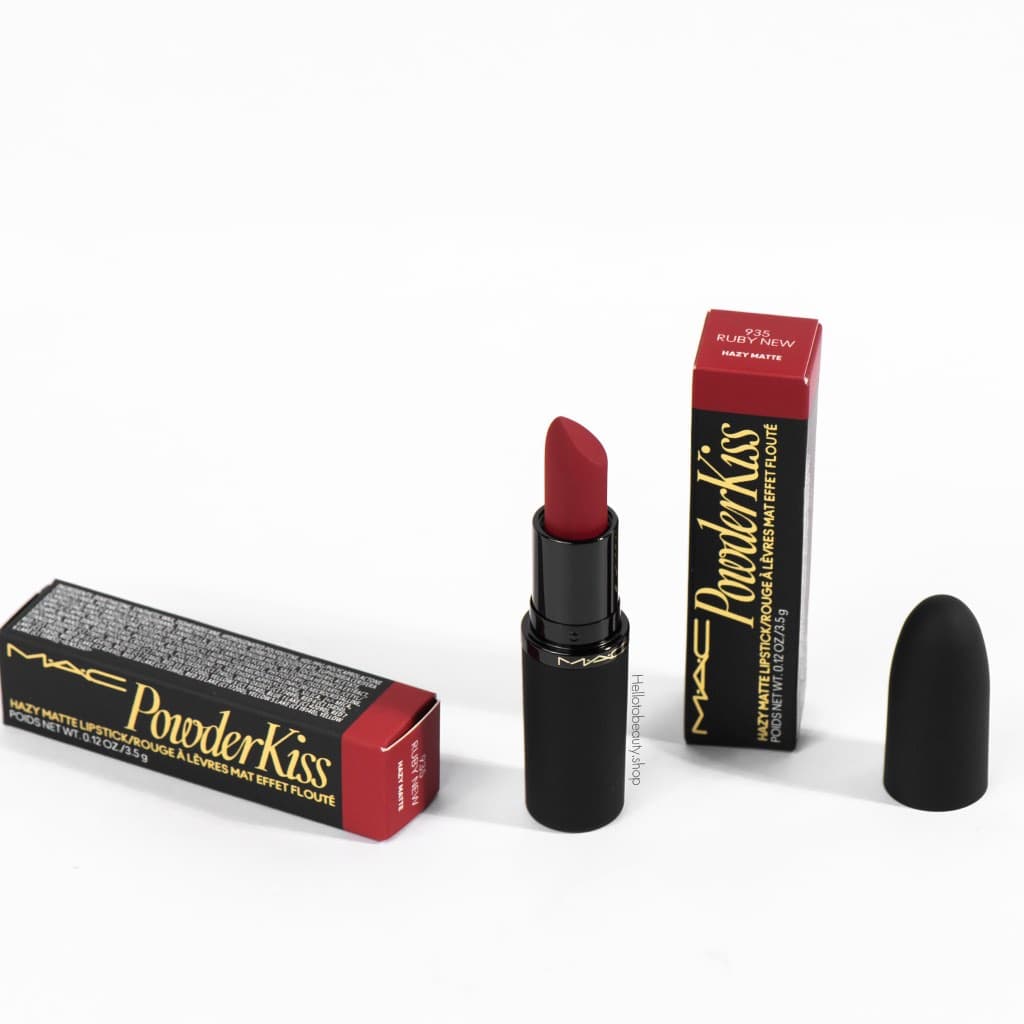 MAC ลิปสติก POWDER KISS HAZY MATTE LIPSTICK 3.5 กรัม รูปที่ 9