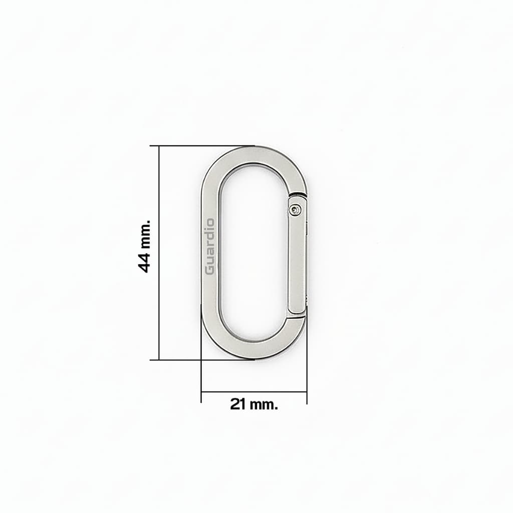 Guardio GC-004 Carabiner Zinc Alloy คาราบิเนอร์ พวงกุญแจพรีเมียม ทรงรี ขนาดกะทัดรัด ไม่เป็นสนิมง่าย รูปที่ 6