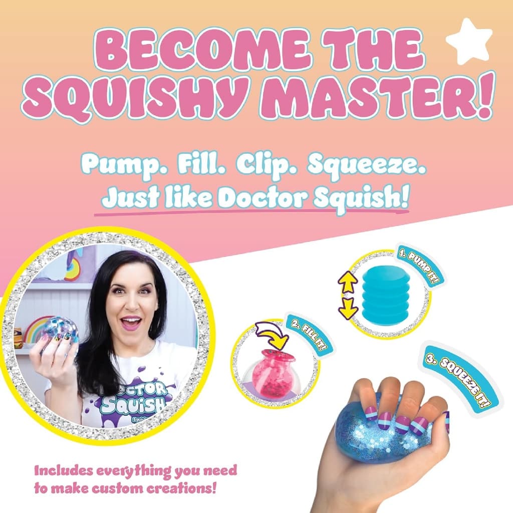 DOCTOR SQUISH SQUISHY MAKER STATION MINI ชุดทำสกุชชี่ รูปที่ 4