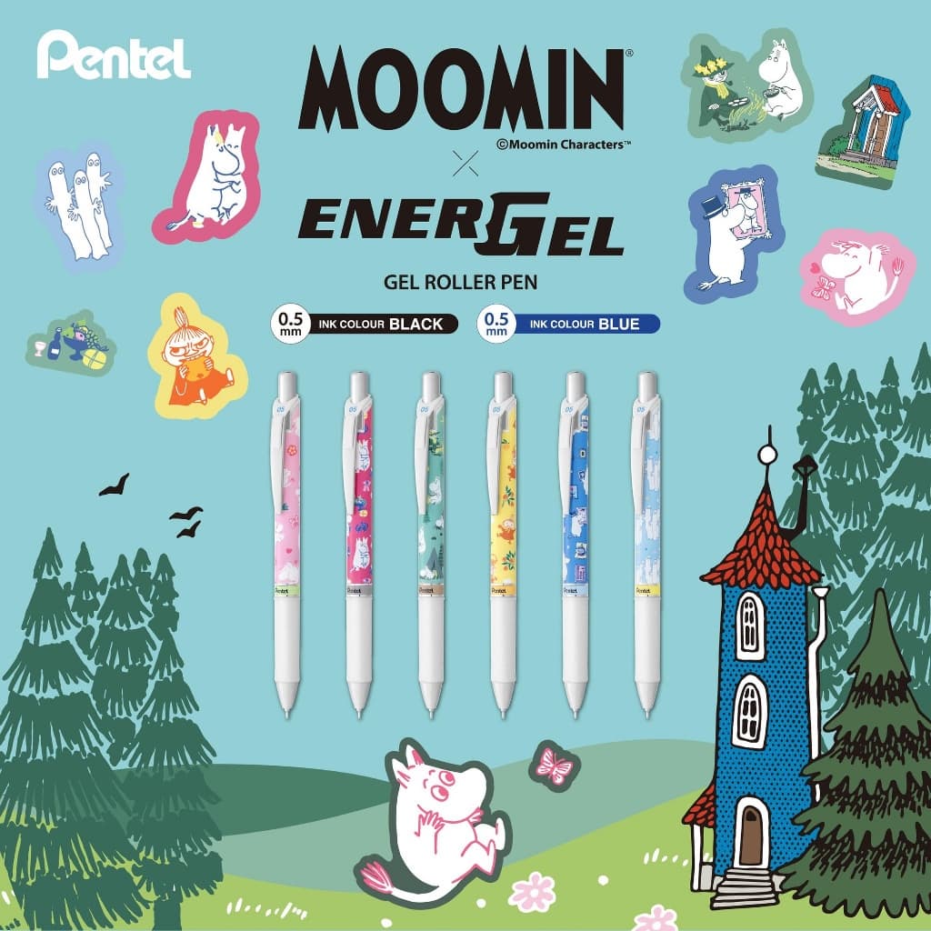 BioKids x Pentel Energel Limited Edition 0.5 mm. [Onomatopoeia, Sumikko, Kawaii, Snoopy, Japanese snacks, Yuzen, Rabbit] รูปที่ 2
