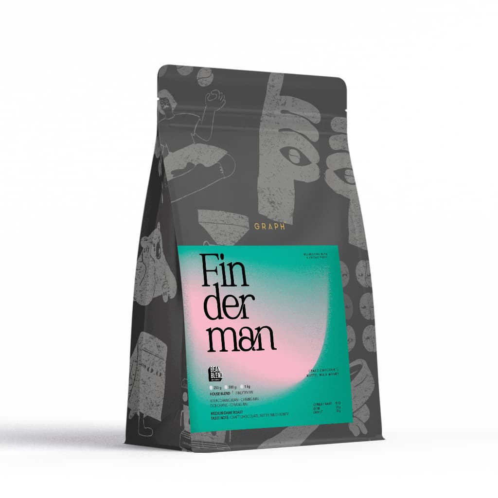GRAPH | เมล็ดกาแฟ HOUSE BLEND - FINDERMAN รูปที่ 1
