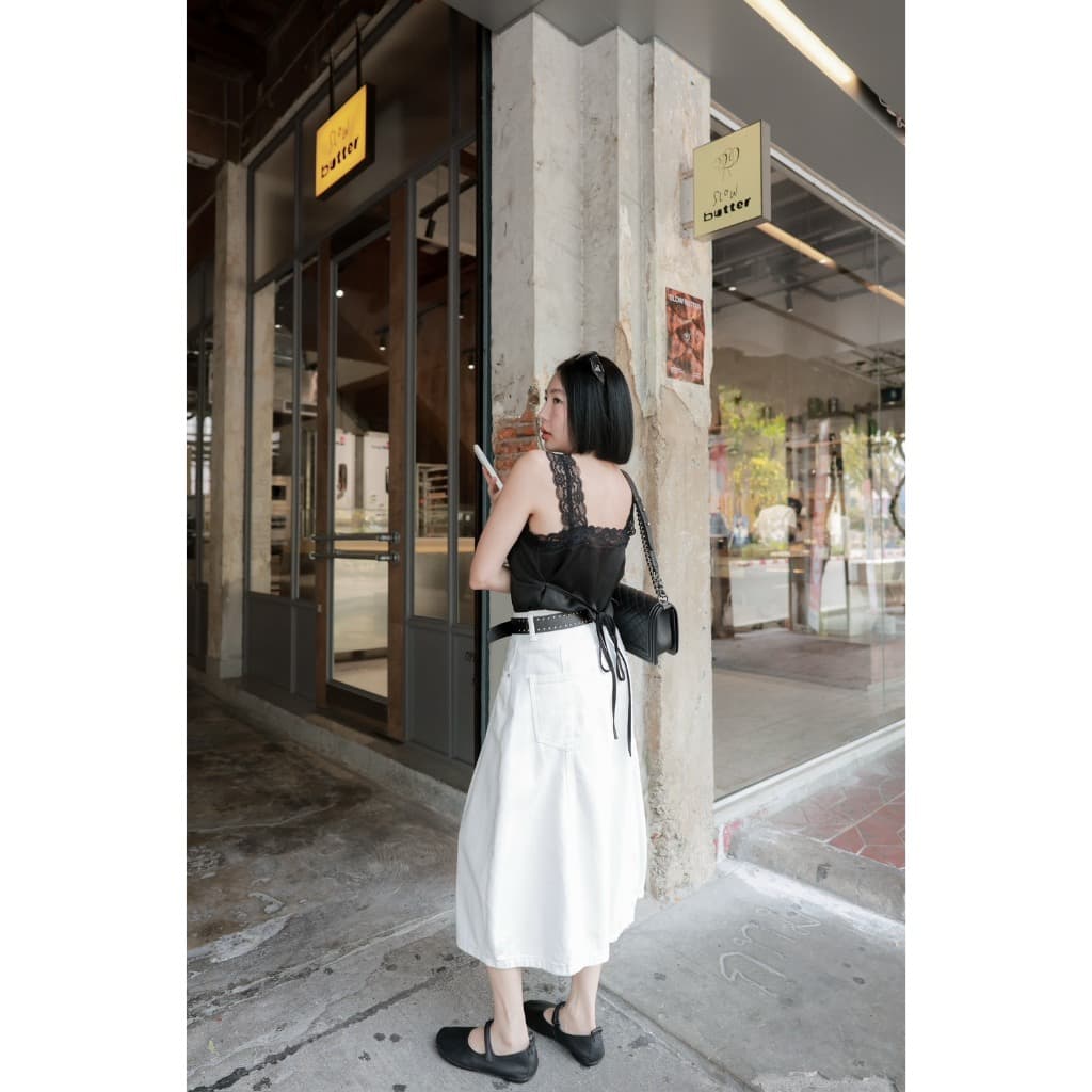 Pumkins Short Jeans กางเกงยีนส์ทรงฟักทองขา9ส่วนรุ่น A927 TAG DARIM รูปที่ 9