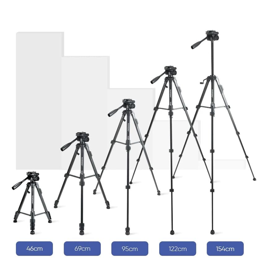 YUNTENG VCT-668 ขาตั้งกล้อง มีรีโมทและคลิปหนีบโทรศัพท์แถมให้ฟรี tripod for camera DV ความสูง 155เซนติเมตร รูปที่ 4