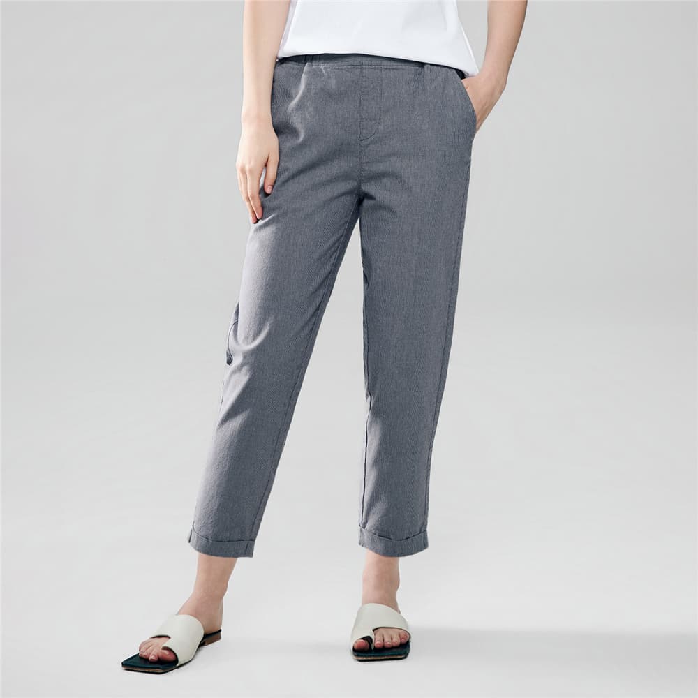 GIORDANO กางเกงขายาวผู้หญิง Women's Audrey Pants 05426257 รูปที่ 3