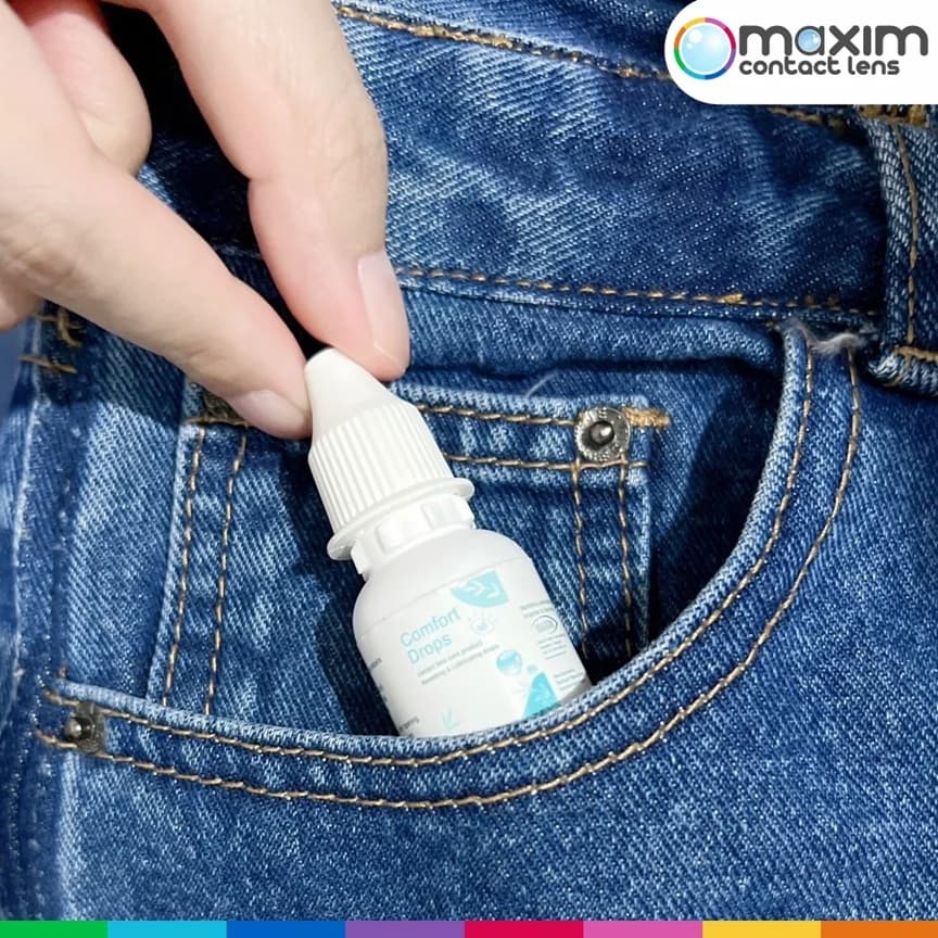 น้ำตาเทียม COMFORT DROP ขนาด 10ml ล็อตใหม่ สูตรอ่อนโยน ให้ความชุ่มชื้นต่อดวงตา รูปที่ 3