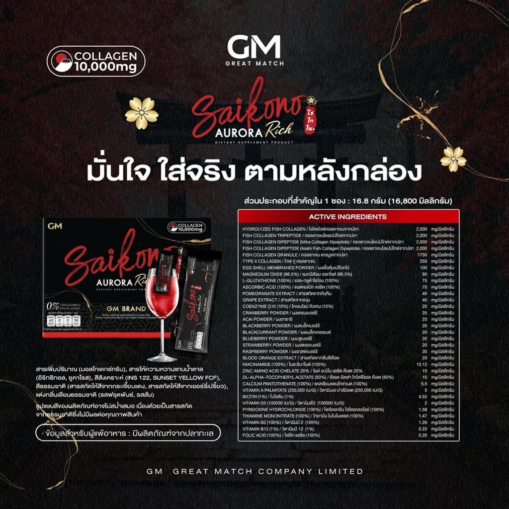 GM SAIKONO AURORA RICH ไซโกโนะ ออโรร่า ริช รูปที่ 5