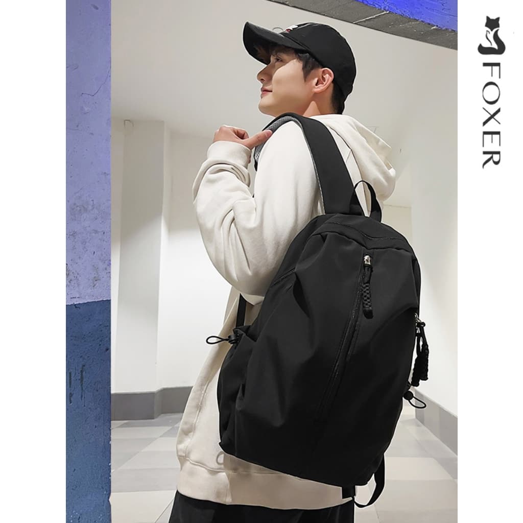 FOXER กระเป๋าเป้สะพายหลังอเนกประสงค์ กระเป๋านักเรียน Unisex คุณสมบัติกันน้ำ กระเป๋าเป้สะพายหลังสำหรับท่องเที่ยว รูปที่ 6
