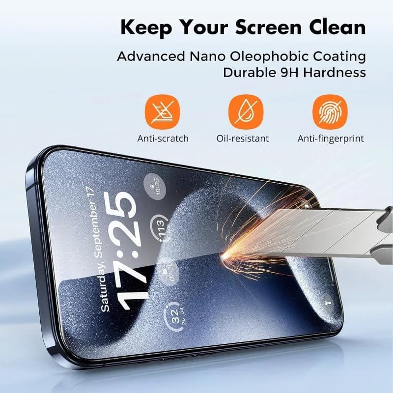 ฟิล์มกระจกเต็มจอ For Realme C85 C71 C75 C75X Note70 Note60 15X 15T 15Pro 14T/14Pro C63 C61 C53 C51 Note50 C55 C3 033 รูปที่ 8