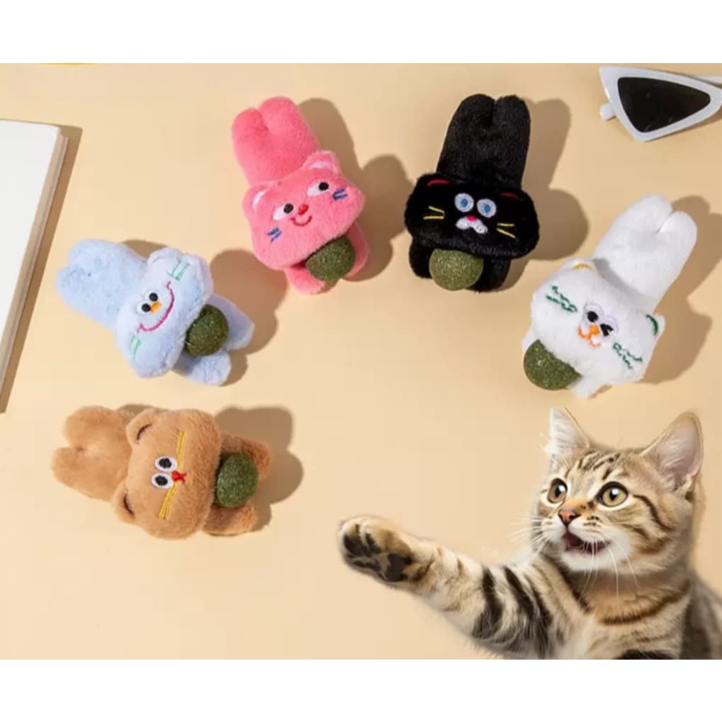 AL-1515 ของเล่นเเมว กัญชาแมว ตุ๊กตาแมว Catnip Ball นุ่มน่ารัก เล่นสนุก เพลิดเพลินฟิน รูปที่ 1
