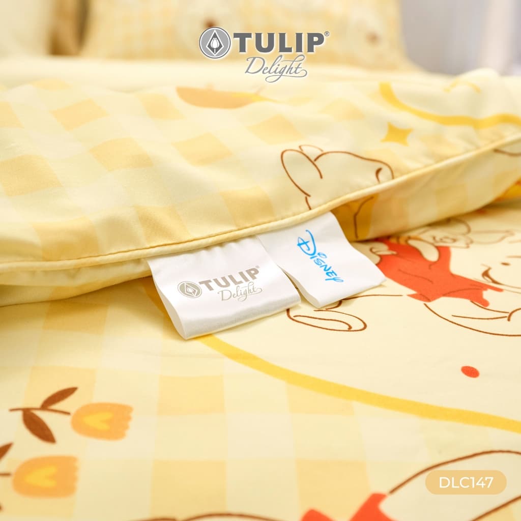 TULIP Delight ชุดผ้าปูที่นอน หมีพู ลิขสิทธิ์แท้ดิสนีย์ Disney Winnie The Pooh DLC147 ผ้าห่ม ผ้านวม ผ้าปูที่นอน รูปที่ 6