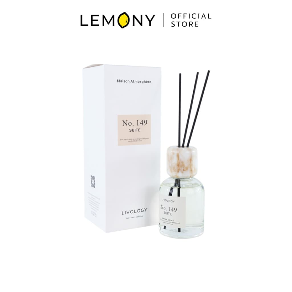 LEMONY ก้านไม้หอมปรับอากาศ LIVOLOGY Maison Atmosphere ขนาด 180 มล. รูปที่ 2